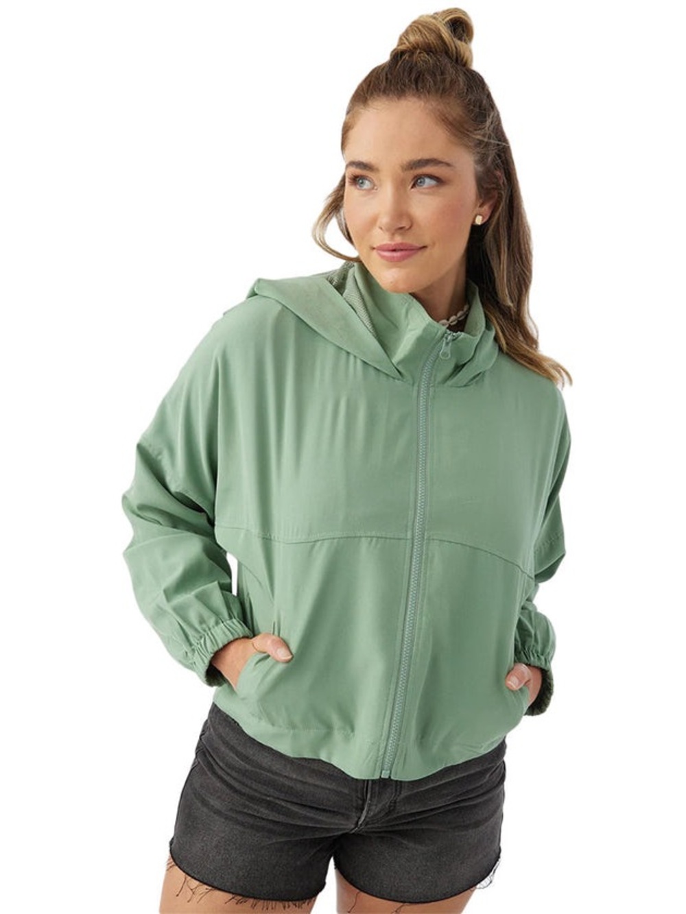 O'Neill Layton Zip Up Jacket - Sage